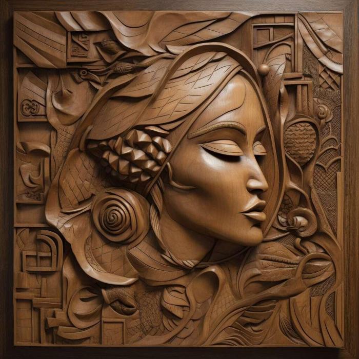 نموذج ثلاثي الأبعاد لآلة CNC 3D Art 